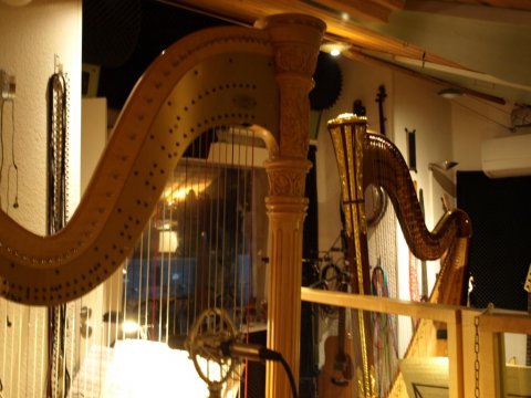 The recording of our harp-duo-cd is done!