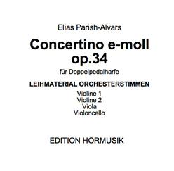 Leihmaterial Concertino e-moll Elias Parish-Alvars- Kosten nach Vereinbarung